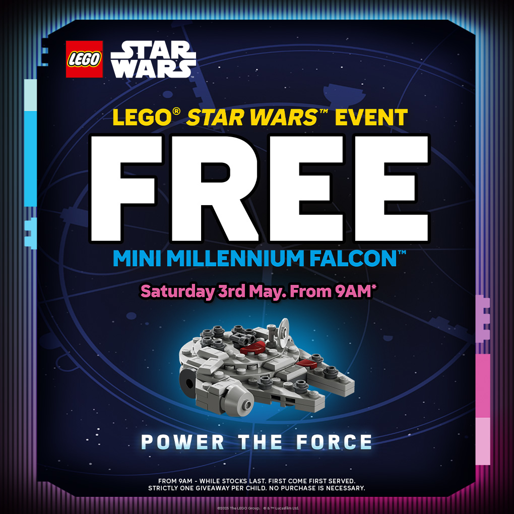LEGO Star Wars Smyths Toys Millennium Falcon promotion