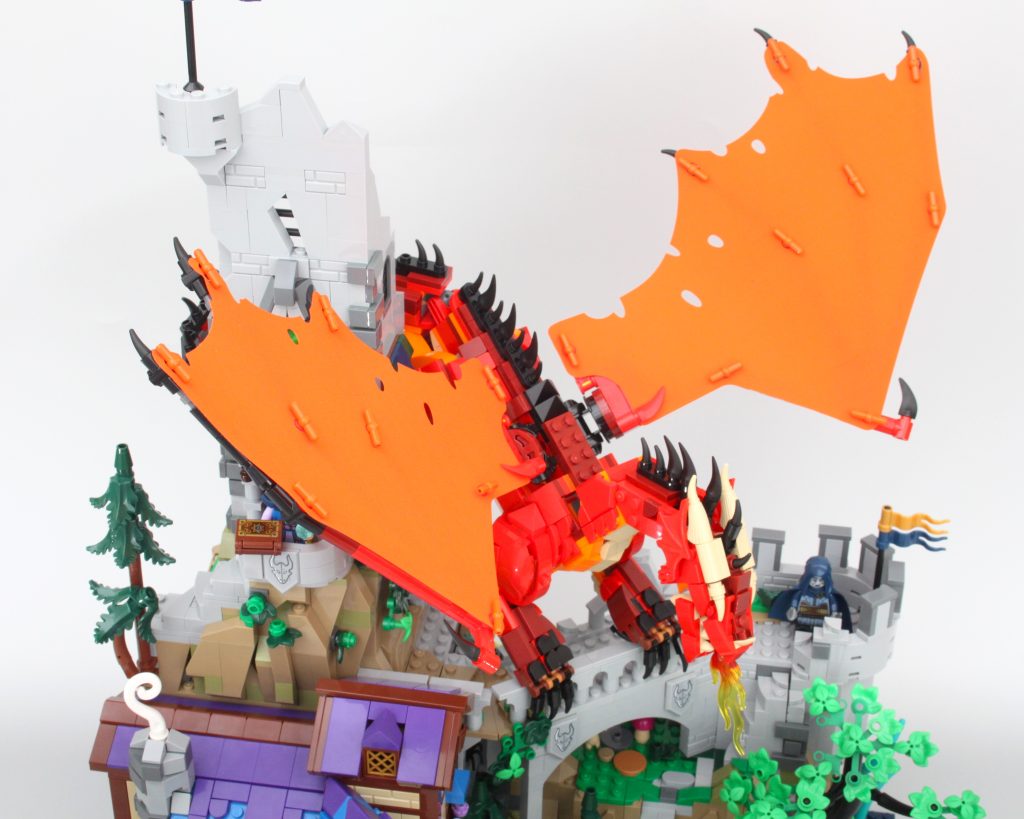 LEGO Ideas 21348 red dragons tale dungeons and dragons review 5 1024x819