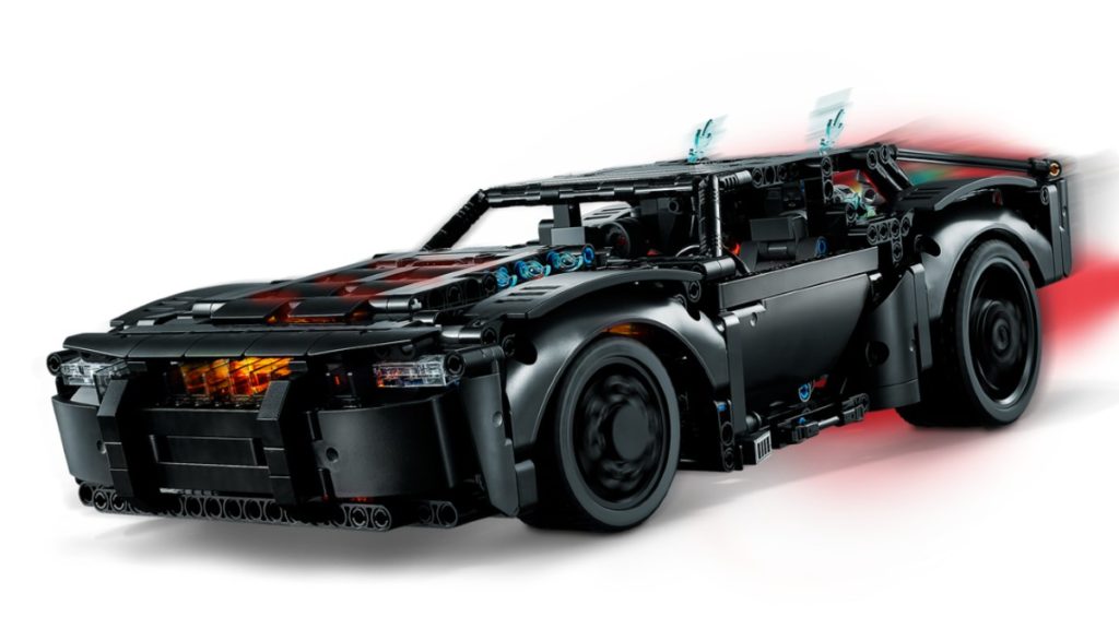 LEGO Technic 42127 THE BATMAN BATMOBILE action shot featured 1024x576