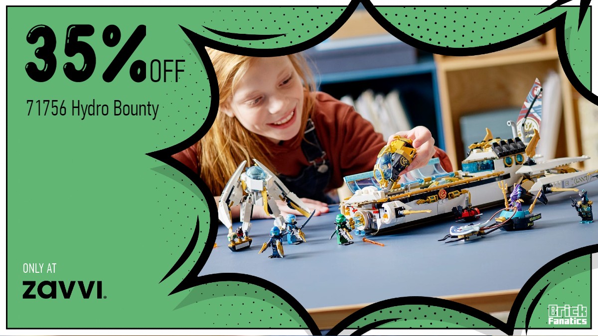 More than a third off 71756 Hydro Bounty in Zavvi LEGO sale