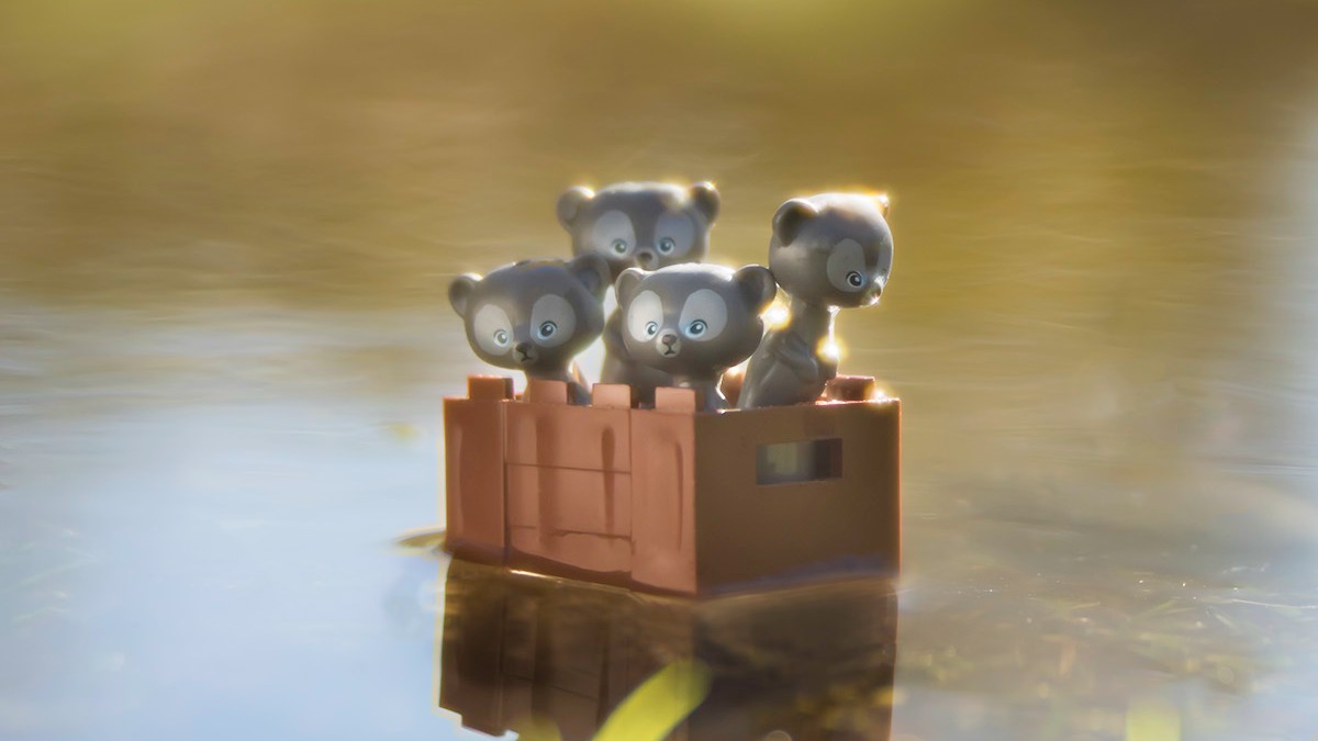 Brick Pic of the Day: Floating down the river