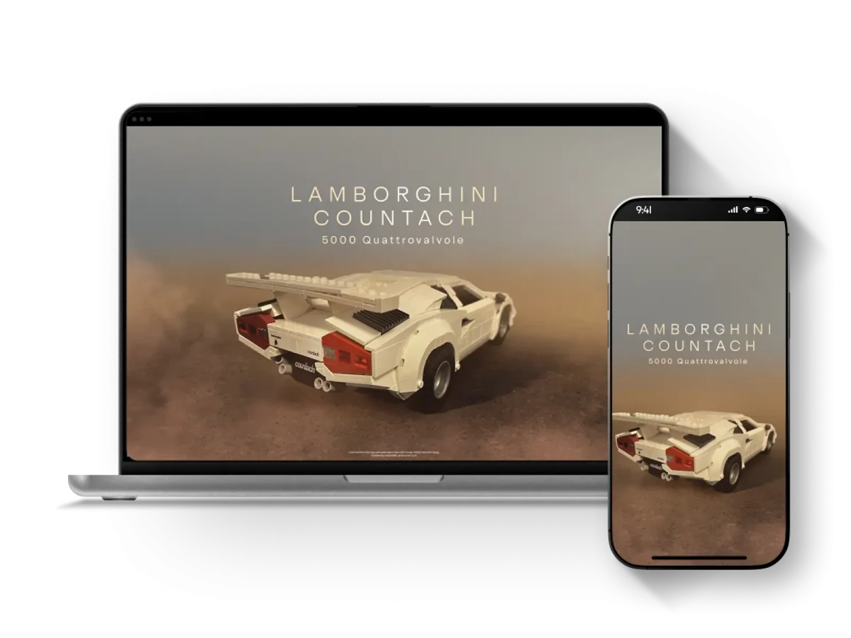 LEGO 10337 Lamborghini Countach poster 1 1200x900