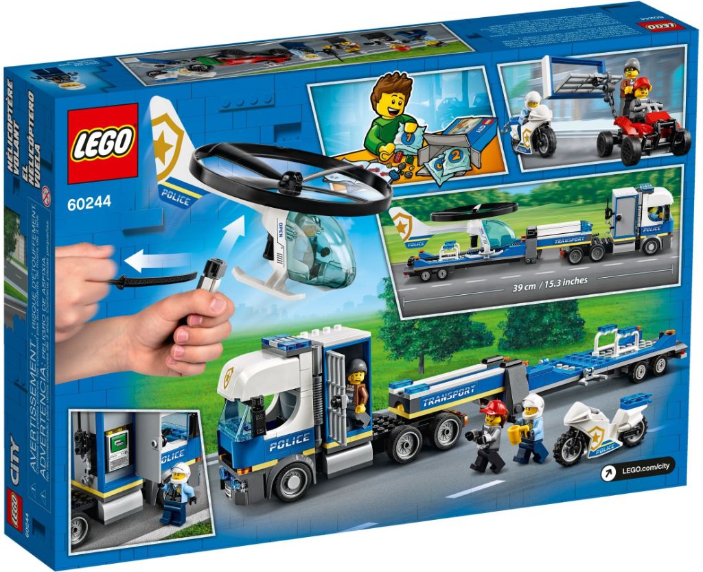 LEGO City 60244 Police Helicopter Transport 4