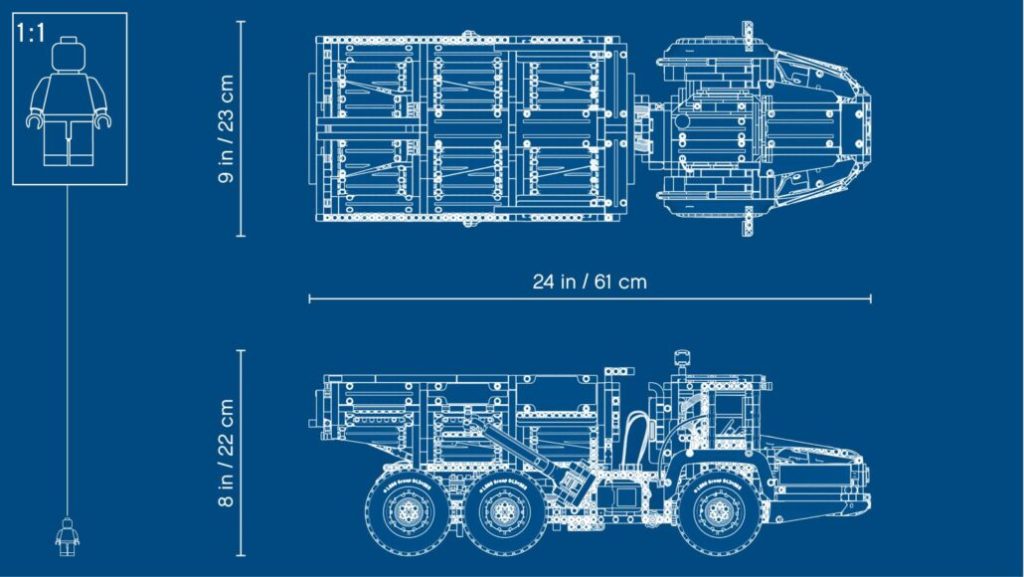 LEGO Technic 42114 6×6 Volvo Articulated Hauler 8