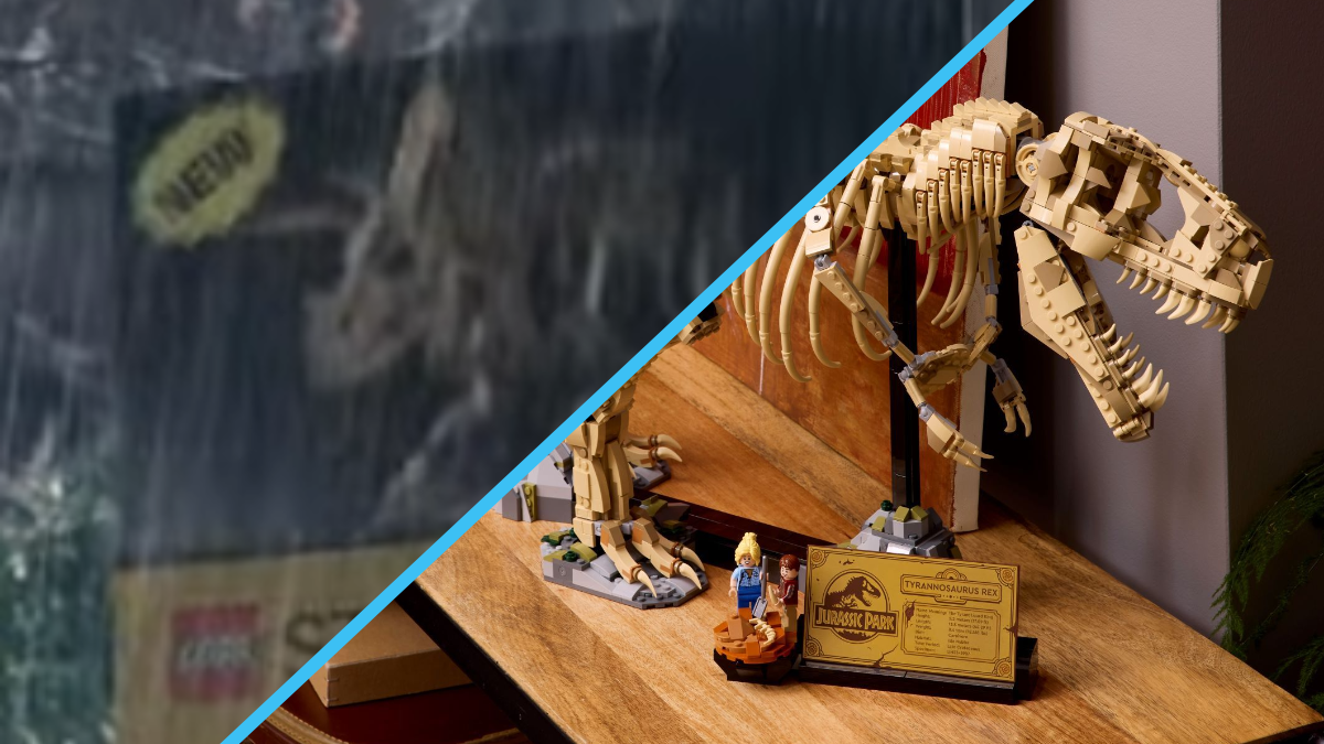 New LEGO Jurassic World fossil skeleton set teased