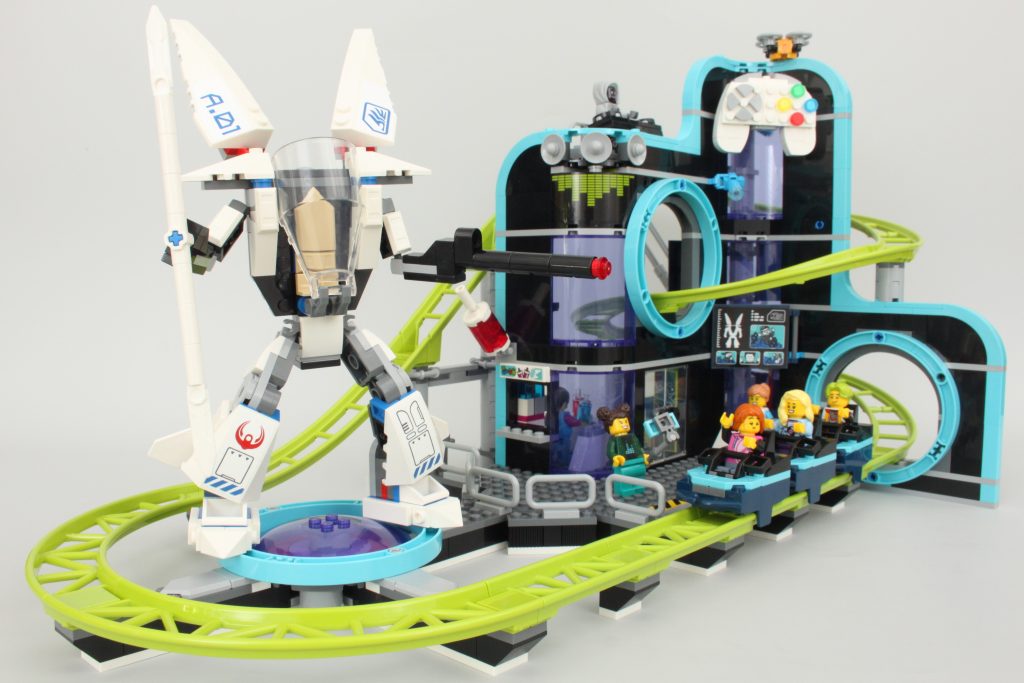 lego city 60421 Robot World Roller Coaster Park review 20 1024x683
