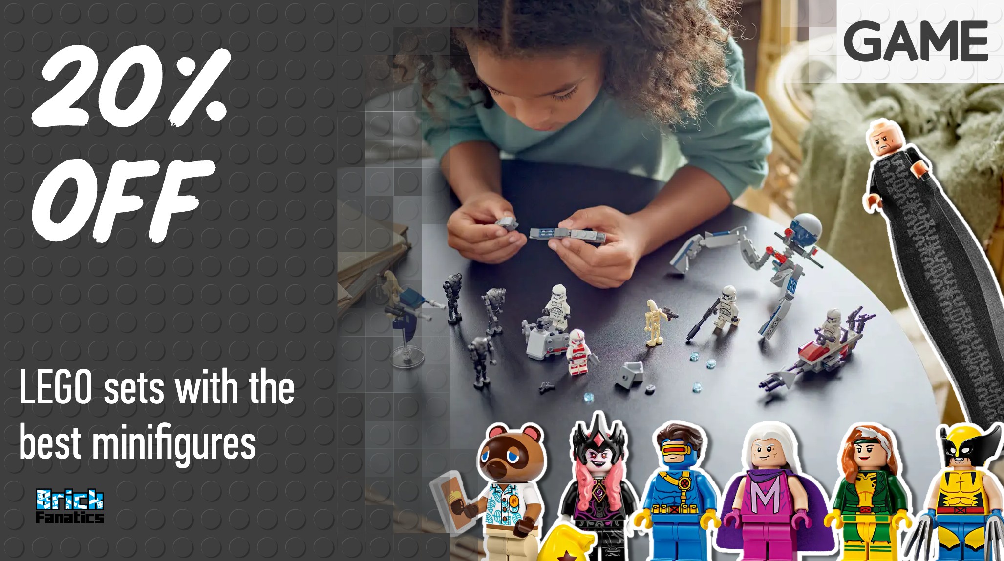 Six of the best LEGO sets for minifigures, now discounted at GAME