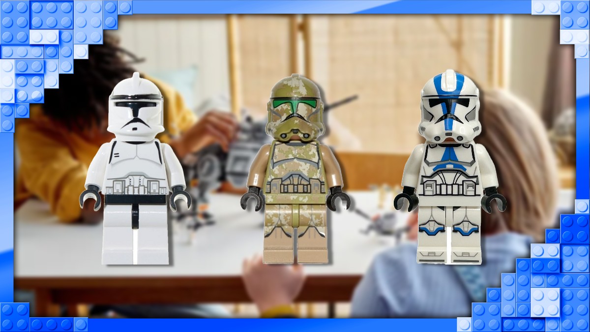 The changing faces of the LEGO Star Wars Clone Trooper over the years