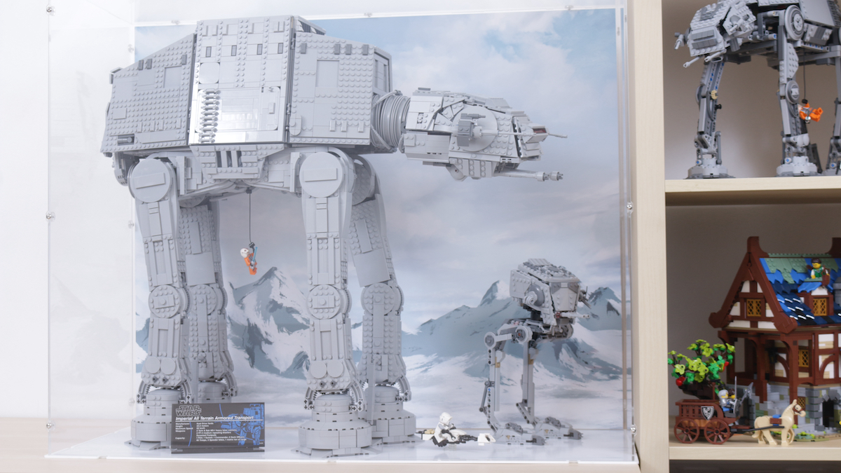 LEGO Star Wars UCS 75313 AT-AT display case review