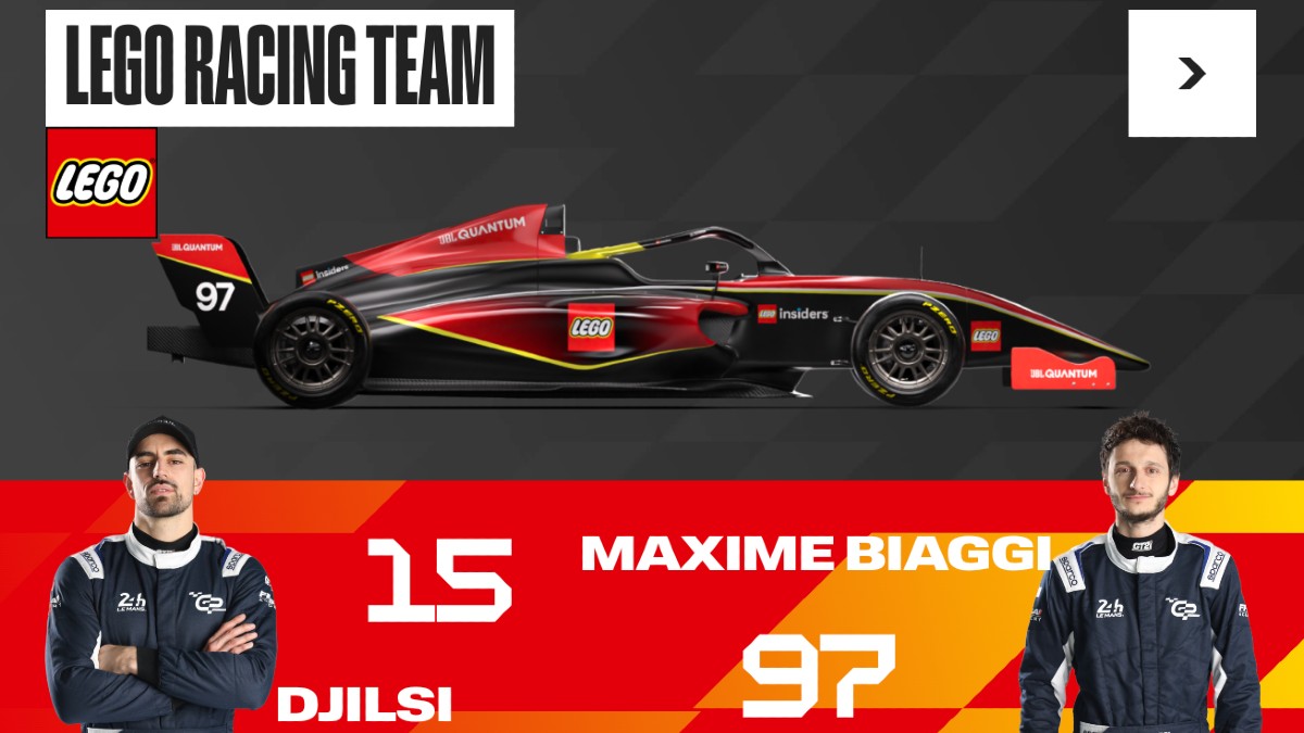 LEGO takes to the track with sponsorship of Formula 4 team