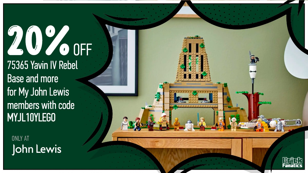 Final day to save 20% on over 250 LEGO sets in huge John Lewis sale