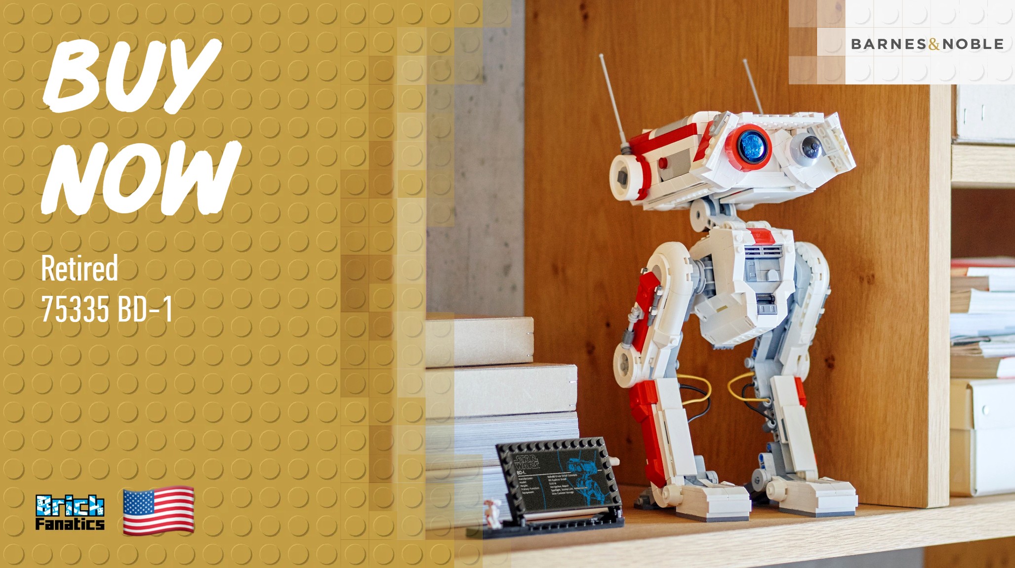Plug a gap in your LEGO Star Wars droid collection with this retired set