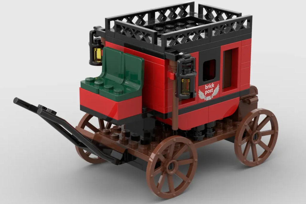 LEGO Ideas Modular Post Office in Neoclassical Style 4 1024x683