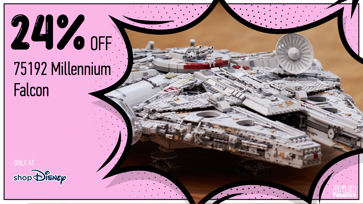 Save £175 on LEGO Star Wars 75192 Millennium Falcon in shopDisney sale