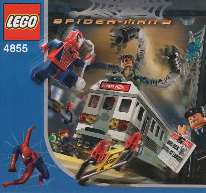4855 Spider Mans Train Rescue Spider Man 2