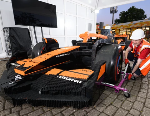 Life sized LEGO McLaren3