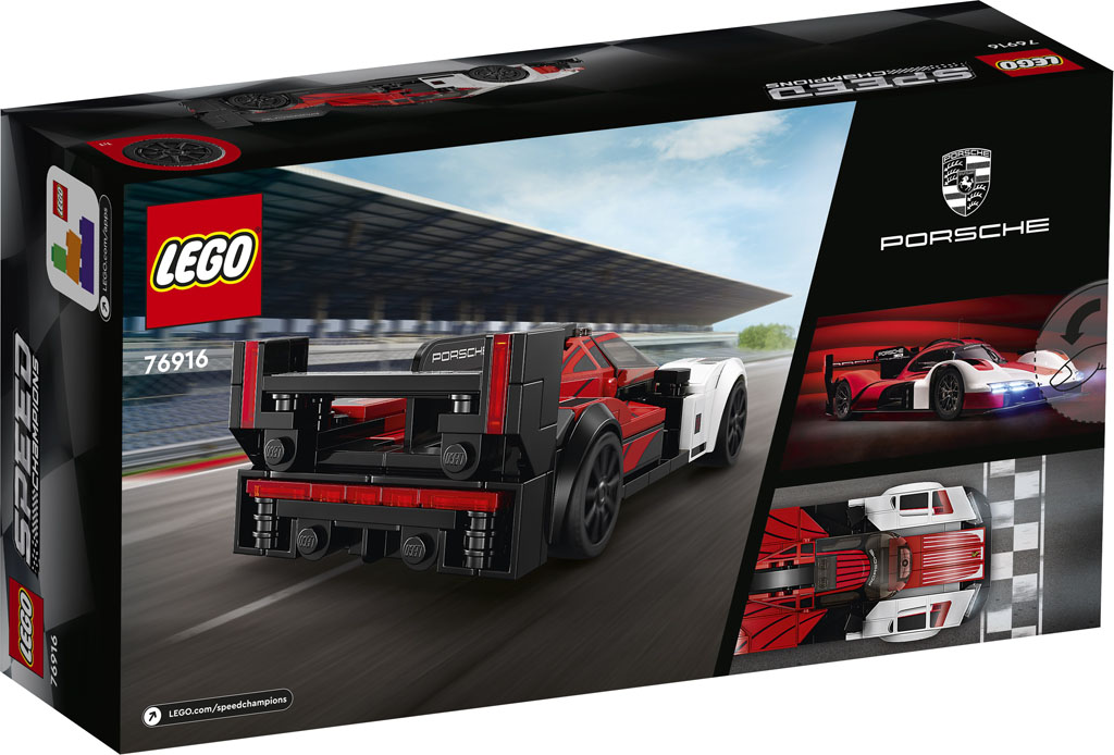 LEGO Speed Champions 76916 Porsche 963 box back