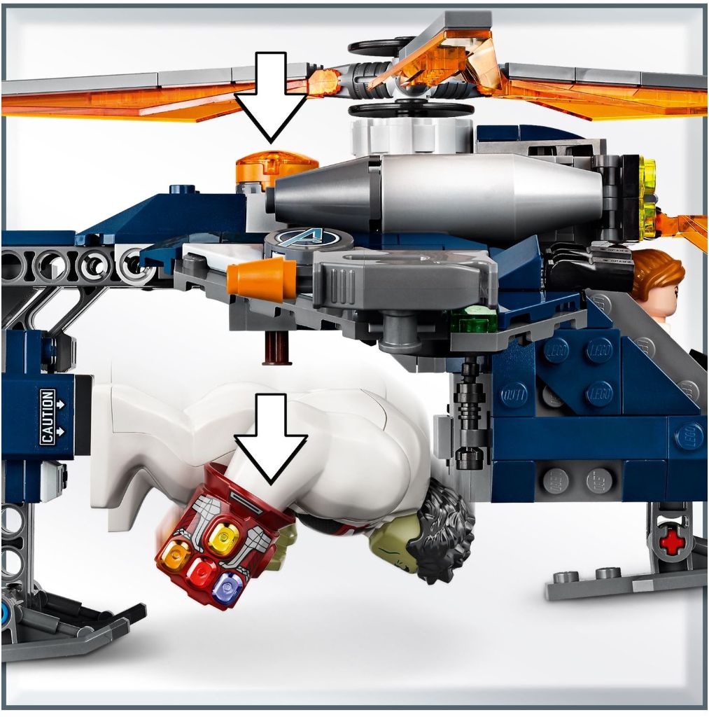 LEGO Marvel 76144 Avengers Hulk Helicopter Rescue 4