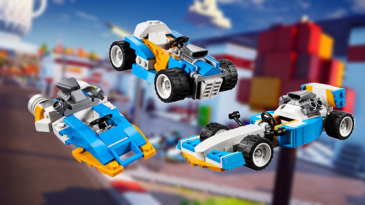 LEGO Creator 3-in-1 is built for LEGO 2K Drive