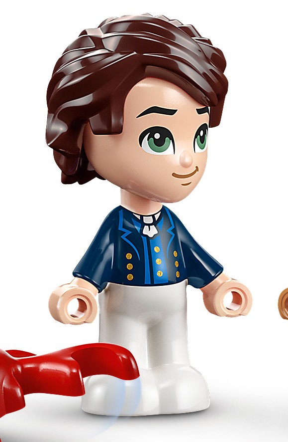 LEGO Disney 43213 Little Mermaid Story Book eric micro doll