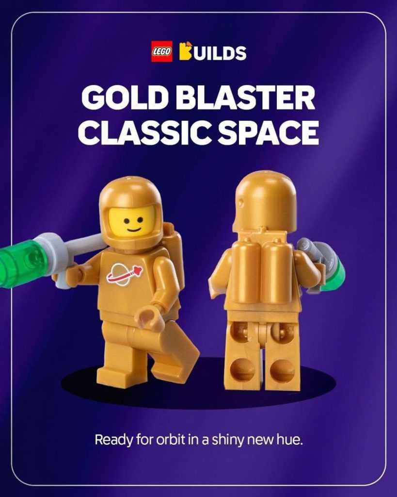 LEGO Ideas 21358 Minifigure Vending Machine Gold Blaster Classic Space 819x1024
