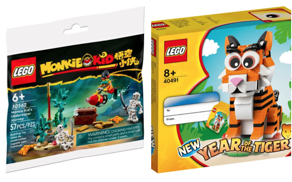Two new LEGO gift-with-purchase offers are available from today