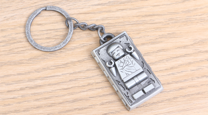 LEGO Star Wars Han Solo in Carbonite metal keychain review