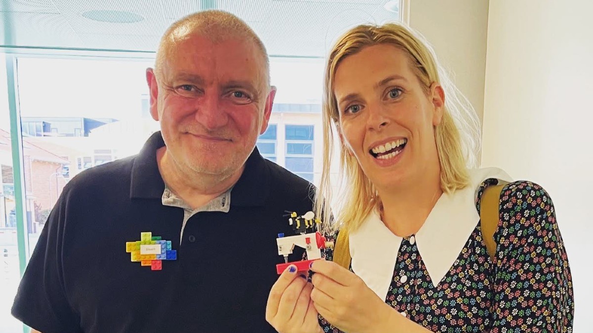 Last Woman on Earth to visit the LEGO House